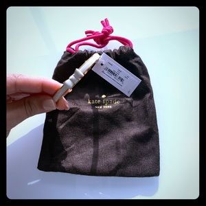 Brand new Kate Spade white enamel bangle with tags